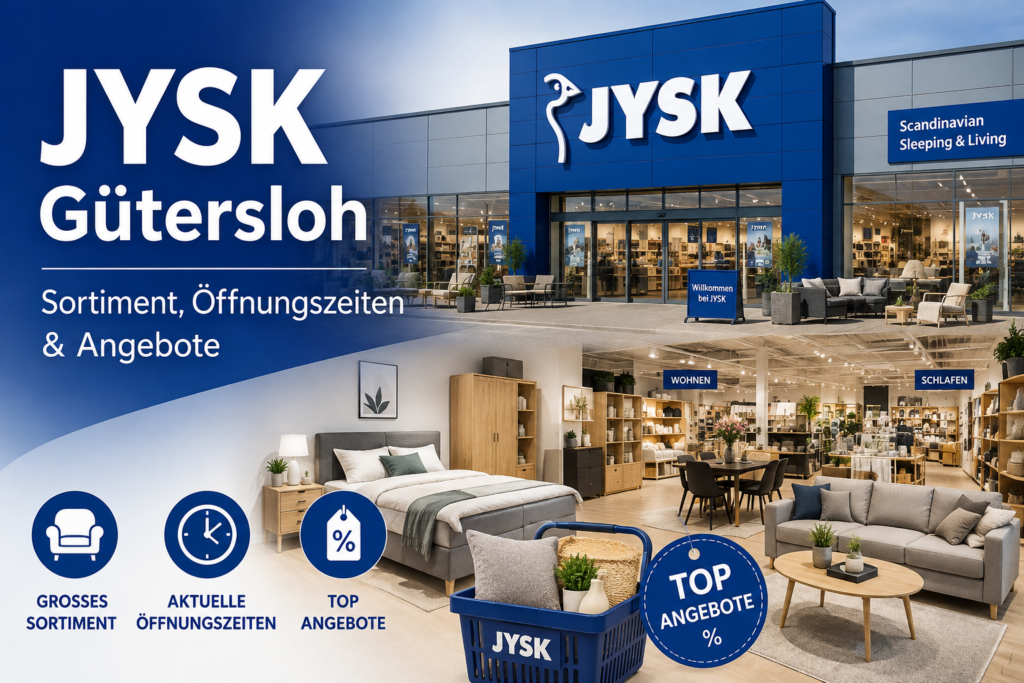 JYSK Gütersloh – Sortiment, Öffnungszeiten & Angebote jysk gütersloh